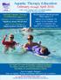 Aquatic Therapy Education