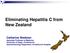 Eliminating Hepatitis C from New Zealand