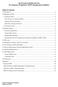 San Francisco Health Network Pre-Exposure Prophylaxis (PrEP) Management Guidelines Table of Contents