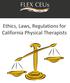 Ethics, Laws, Regulations for California Physical Therapists