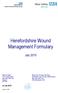 Herefordshire Wound Management Formulary