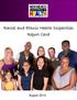 Racial and Ethnic Health Disparities Report Card