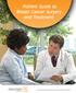 Patient Guide to Breast Cancer Surgery and Treatment