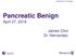 Pancreatic Benign April 27, 2016