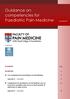 Guidance on competencies for Paediatric Pain Medicine reviewed 2017