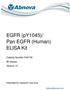EGFR (py1045)/ Pan EGFR (Human) ELISA Kit