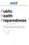 Public Health Preparedness Pharmacy Programs