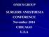 OMICS GROUP. SURGERY ANESTHESIA CONFERENCE November 2014 CHICAGO U.S.A