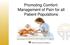 Promoting Comfort: Management of Pain for all Patient Populations