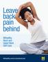 Leave back pain behind