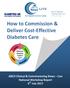 How to Commission & Deliver Cost-Effective Diabetes Care