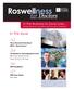 Roswellness. for Doctors. In This Issue. In the Business to Save Lives. through Research, Prevention and Innovative Treatment