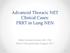 Advanced Thoracic NET Clinical Cases: PRRT in Lung NEN. Ulrike Garske-Román MD, PhD ESMO Preceptorship Prague 2017