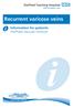 Recurrent varicose veins. Information for patients Sheffield Vascular Institute