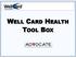 WELL CARD HEALTH TOOL BOX