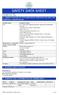 SAFETY DATA SHEET 1. IDENTIFICATION OF THE SUBSTANCE/PREPARATION AND THE COMPANY/UNDERTAKING