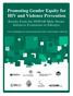 Promoting Gender Equity for HIV and Violence Prevention