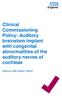 Clinical Commissioning Policy: Auditory brainstem implant with congenital abnormalities of the auditory nerves of cochleae