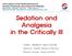 Sedation and Analgesia in the Critically Ill