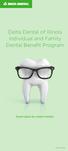 Delta Dental of Illinois Individual and Family Dental Benefit Program