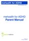 mehealth for ADHD Parent Manual