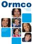 Ormco ORTHODONTIC PRODUCTS CATALOG A WORLD OF BEAUTIFUL SMILES