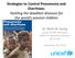 Strategies to Control Pneumonia and Diarrhoea: Tackling the deadliest diseases for the world s poorest children