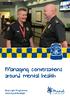 Managing conversations around mental health. Blue Light Programme mind.org.uk/bluelight