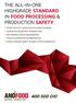 THE ALL-IN-ONE HIGHGRADE STANDARD IN FOOD PROCESSING & PRODUCTION SAFETY