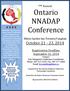 Ontario NNADAP. Conference. October 21-23, 2014