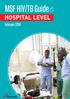 MSF HIV/TB Guide HOSPITAL LEVEL. February 2018