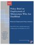 Policy Brief on Employment of Minnesotans Who Are DeafBlind