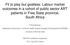 Fit to play but goalless: Labour market outcomes in a cohort of public sector ART patients in Free State province, South Africa