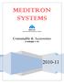 MEDITRON SYSTEMS. Consumable & Accessories [Catalogue # 13]
