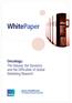 WhitePaper. Oncology: The Disease, the Dynamics and the Difficulties of Global Marketing Research