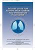 POCKET GUIDE FOR ASTHMA MANAGEMENT AND PREVENTION IN CHILDREN