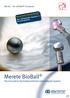 Merete BioBall The Innovative Hip Endoprosthesis Head Adapter System