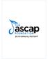 2016 HIGHLIGHTS THE ASCAP FOUNDATION BENEFITTED 3 MILLION PEOPLE IN 2016