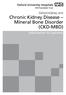 Chronic Kidney Disease Mineral Bone Disorder (CKD-MBD)