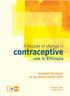 A decade of change in contraceptive use in Ethiopia 1