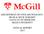 DEPARTMENT OF OTOLARYNGOLOGY- HEAD & NECK SURGERY FACULTY OF MEDICINE McGill UNIVERSITY