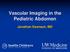 Vascular Imaging in the Pediatric Abdomen. Jonathan Swanson, MD