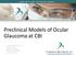 Preclinical Models of Ocular Glaucoma at CBI