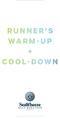 RUNNER S WARM-UP + COOL-DOWN