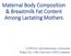 Maternal Body Composition & Breastmilk Fat Content Among Lactating Mothers