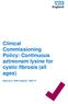 Clinical Commissioning Policy: Continuous aztreonam lysine for cystic fibrosis (all ages)