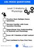 101 MOCK QUESTIONS. Level 3 Anatomy & Physiology