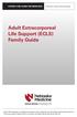 Adult Extracorporeal Life Support (ECLS) Family Guide