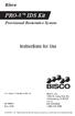 PRO-V IDS Kit. Bisco. Instructions for Use. Provisional Restorative System