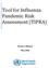 Tool for Influenza Pandemic Risk Assessment (TIPRA) Version 1 Release
